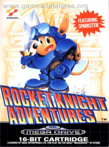 Cover Rocket Knight Adventures for Genesis - Mega Drive